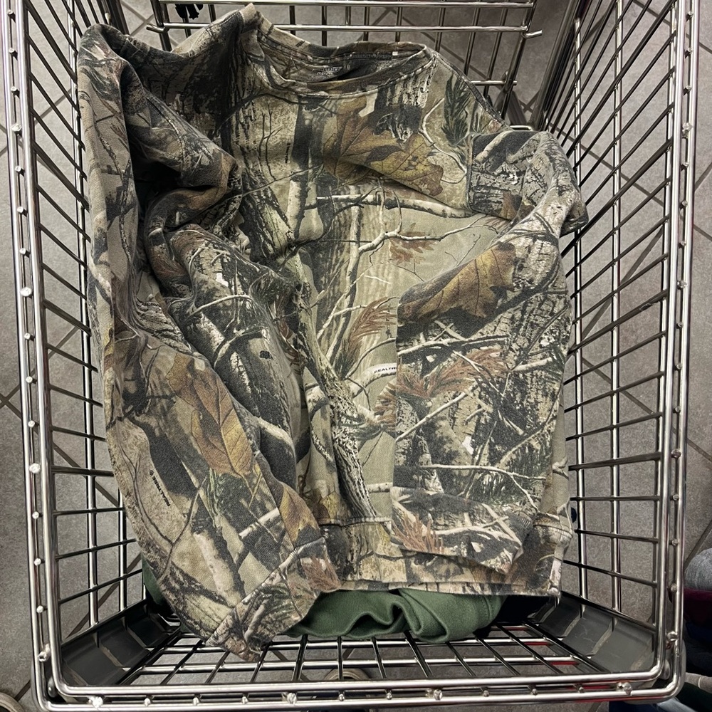 Vintage camo crewneck